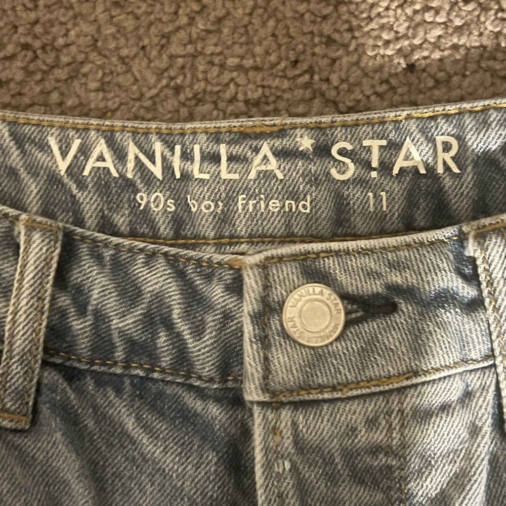 vanilla star 90’s high rise boy friends jeans / size 11